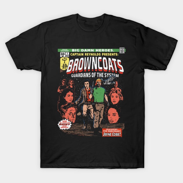 Browncoats Comic Cover T-Shirt by APSketches